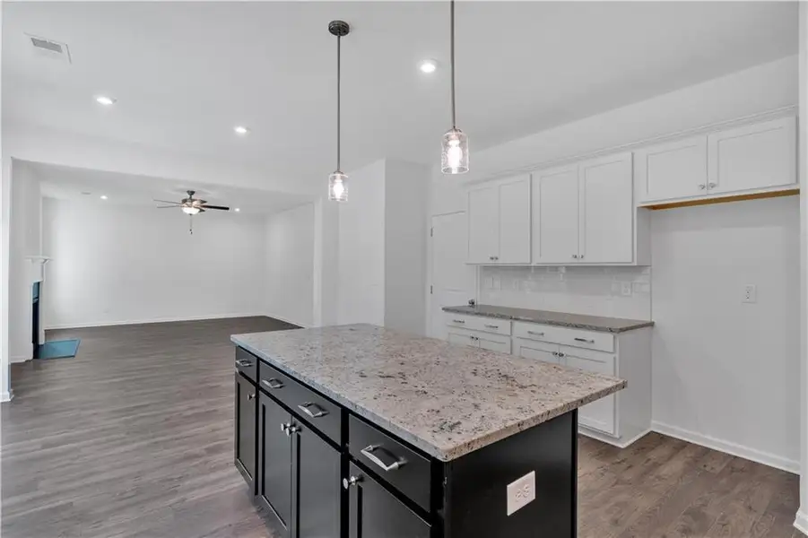 Furnished interior view inside a new home in The Overlook at Factory Shoals, Mableton (Image 4).