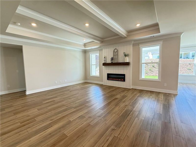 Spacious, unfurnished interior of a new home in Ponderosa Farms Reserve, Gainesville (Image 23).