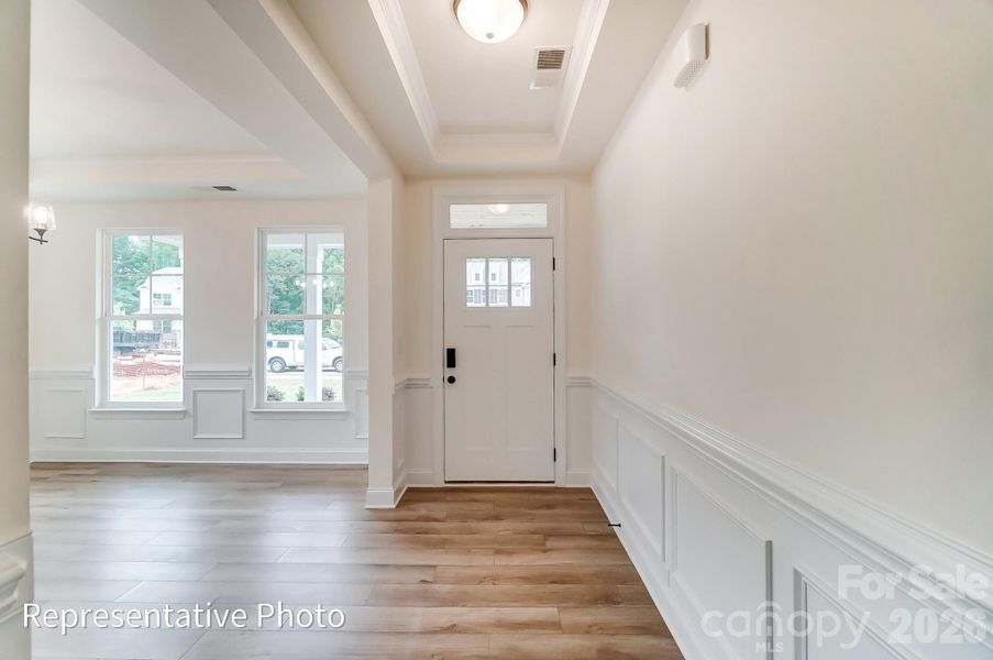 Spacious, unfurnished interior of a new home in Enclave at Riverdale, Huntersville (Image 30).