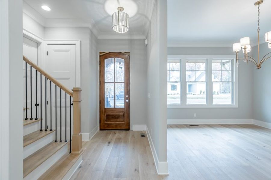 Representative unfurnished interior of a home built from the Carolina A by Riverstone Construction, LLC in Jasper Highlands, Guild (Image 25).