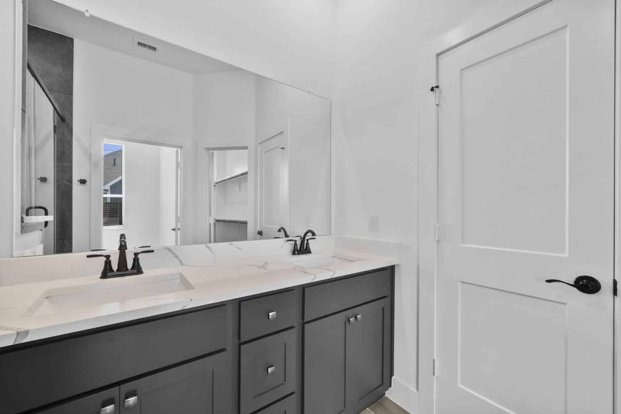 Furnished interior view inside a new home in Meridiana, Manvel (Image 8).