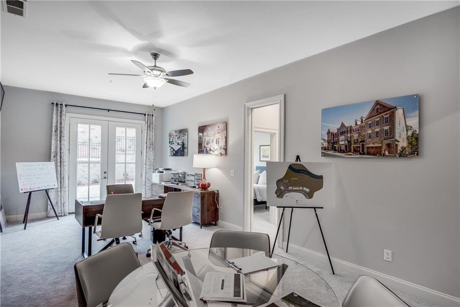 Furnished interior view inside a new home in Laurel View, Suwanee (Image 38).