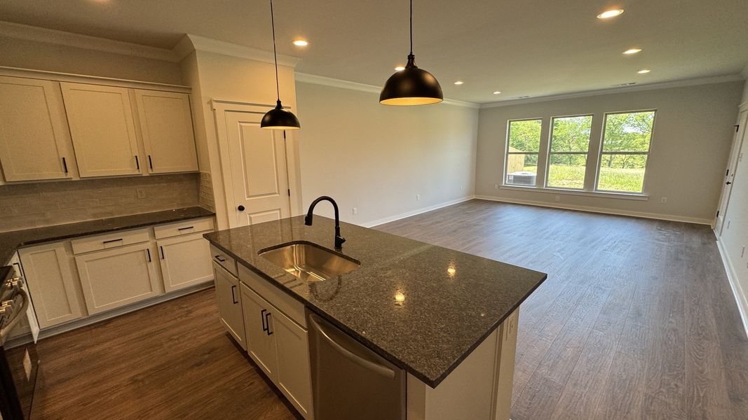 Furnished interior view inside a new home in The Greens at Legacy Townhomes, Springfield (Image 7).