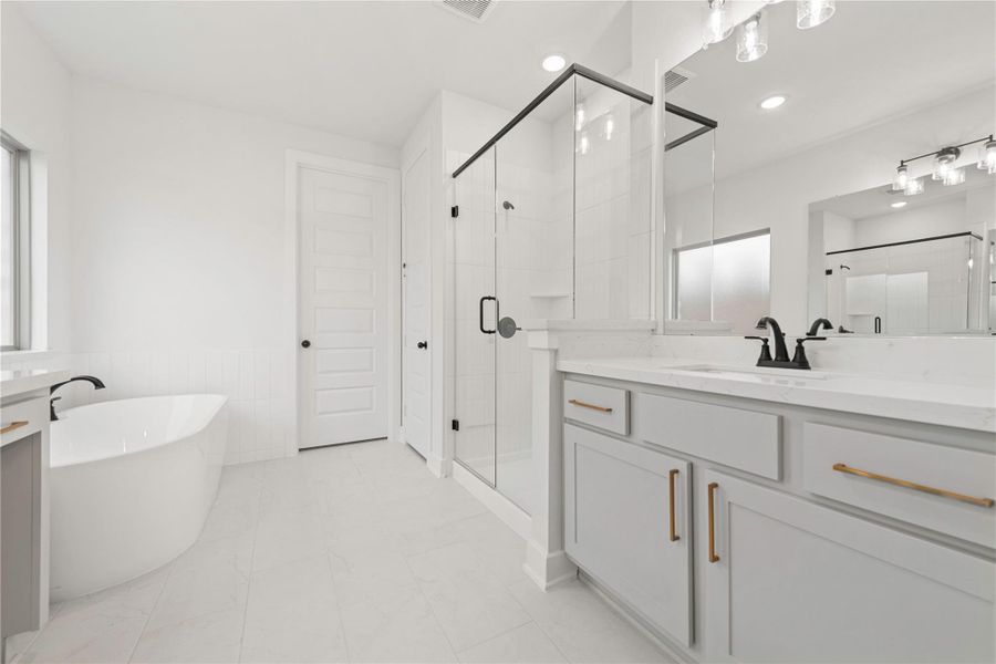 Furnished interior view inside a new home in Kresston - 40', Montgomery (Image 10).