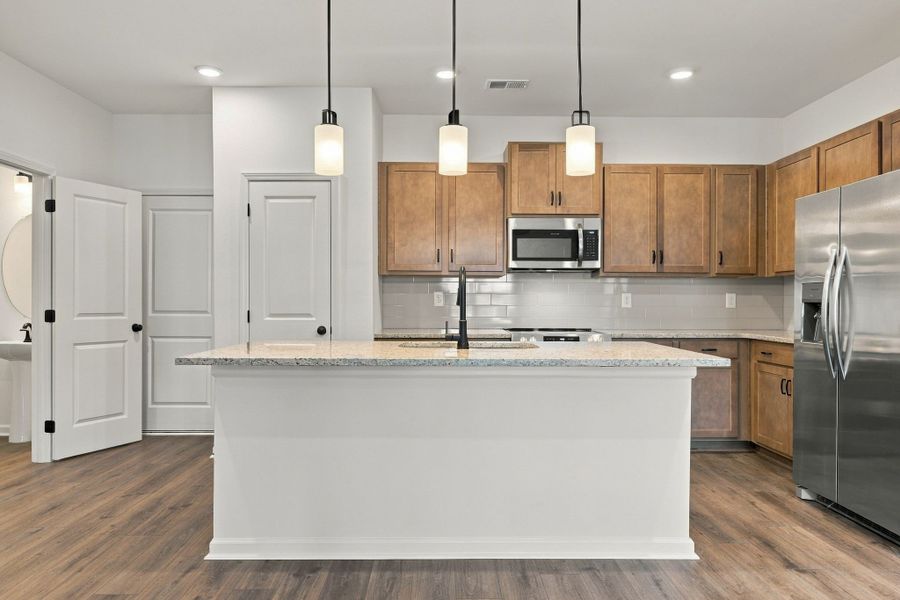 Furnished interior view inside a new home in Wilson Meadows, Clarksville (Image 3).
