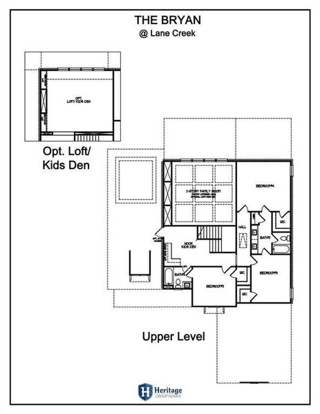 2D floor plan layout of this home in , Bishop, GA (Image 7).