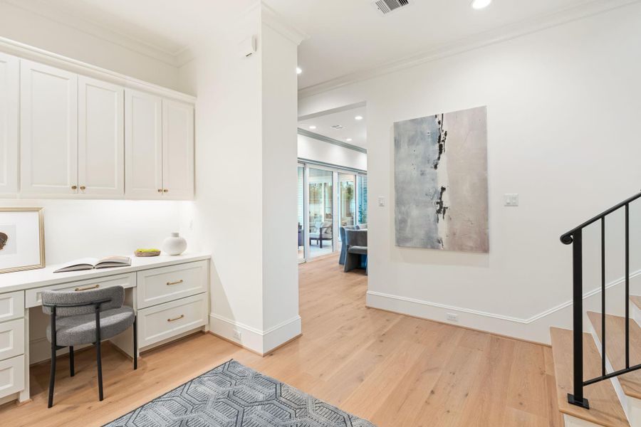 Furnished interior view inside a new home in , Houston (Image 12). Furnished interior view inside a new home in , Houston (Image 12).