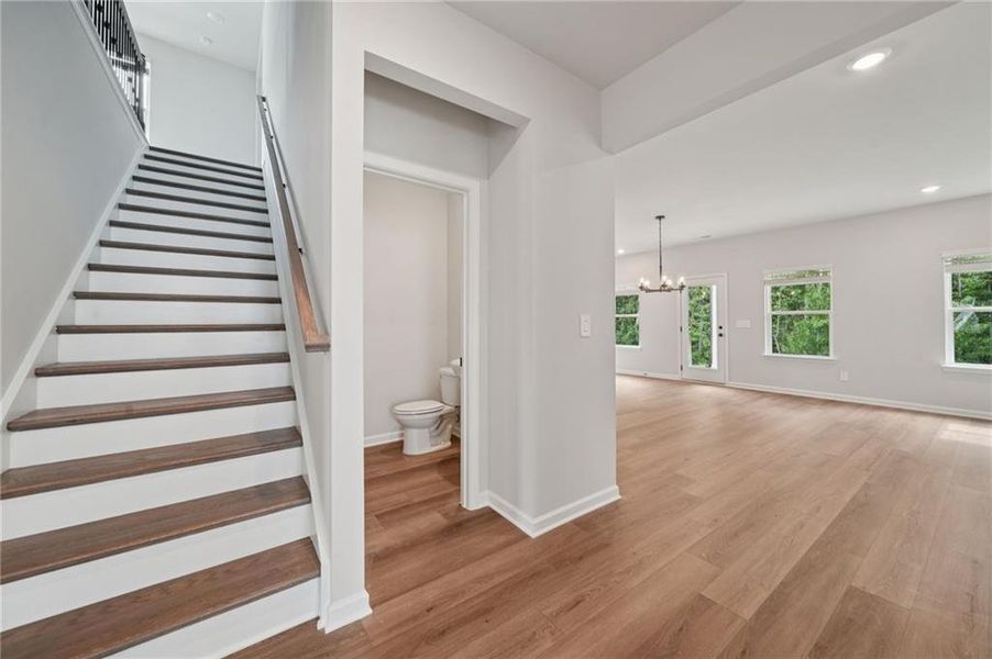 Spacious, unfurnished interior of a new home in Vines at Mill Creek - Estate Series, Braselton (Image 42).
