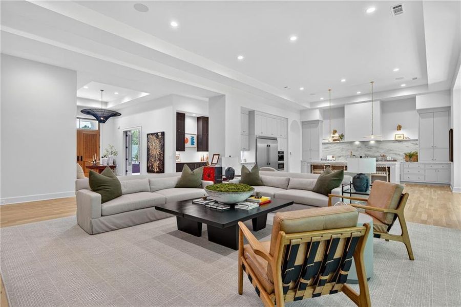 Furnished interior view inside a new home in , Alpharetta (Image 16). Furnished interior view inside a new home in , Alpharetta (Image 16).