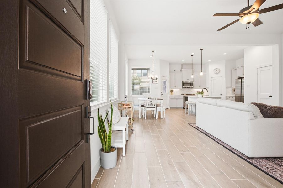 Furnished interior view inside a new home in , Cypress (Image 40).