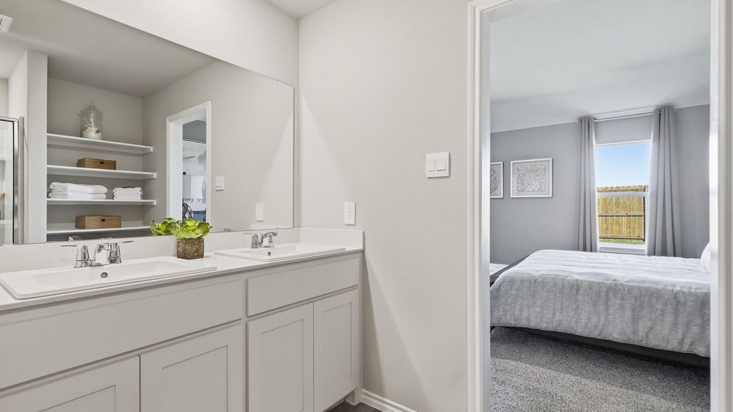 Furnished interior view inside a new home in Townes Landing, Fort Worth (Image 25).