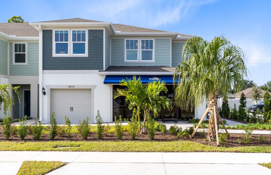 Representative exterior photo of a completed home built from the Marigold by Pulte Homes in Harbor Square, Palm Bay, FL (Image 22).