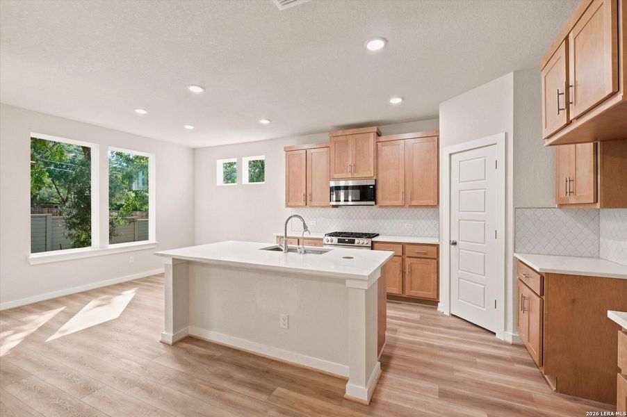 Furnished interior view inside a new home in Park Hill Commons, San Antonio (Image 6). Furnished interior view inside a new home in Park Hill Commons, San Antonio (Image 6).