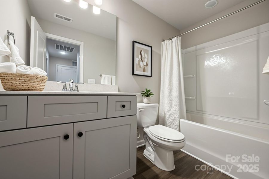 Furnished interior view inside a new home in , Charlotte (Image 12).