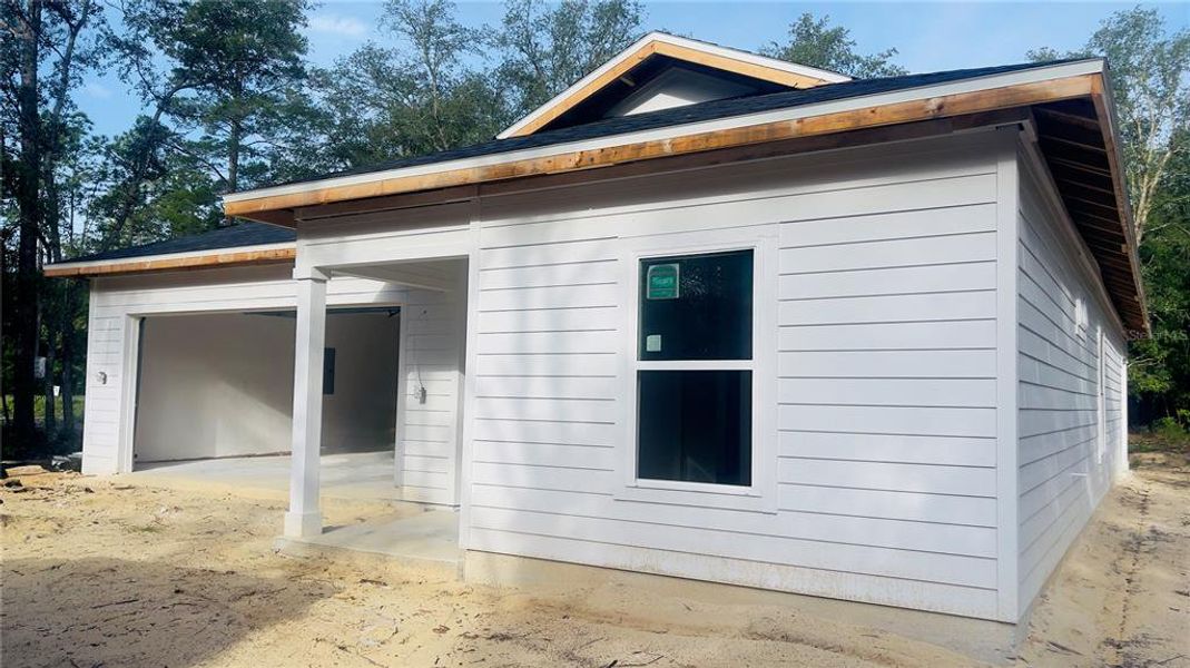 In-progress construction of a new home in , Bronson, FL (Image 18).