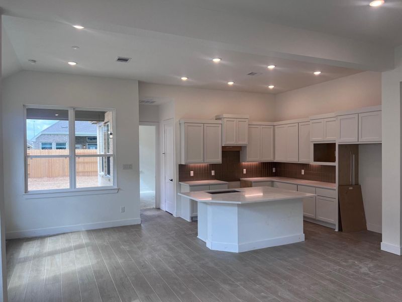 Furnished interior view inside a new home in Wood Leaf Reserve, Tomball (Image 7).