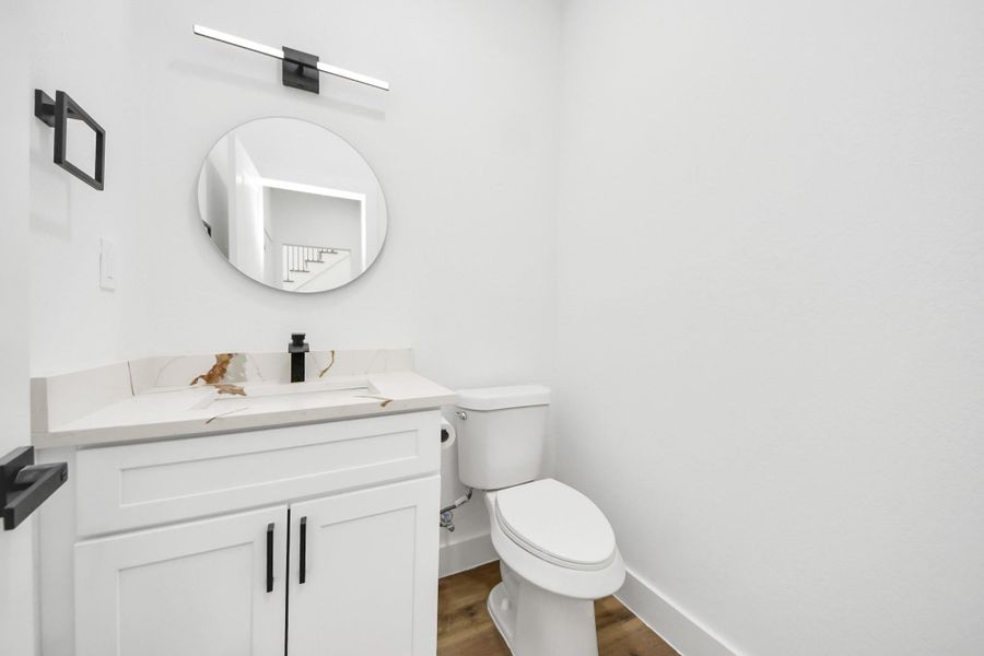 Half bath downstairs