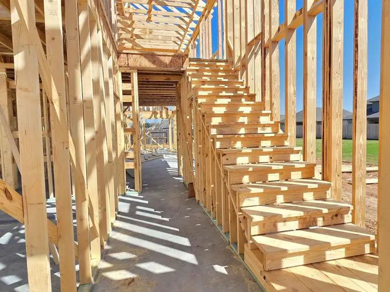 In-progress construction of a new home in , Missouri City, TX (Image 5).