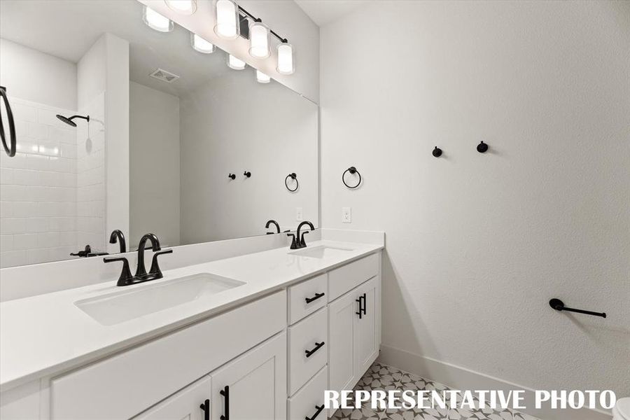 Guests will enjoy their own space in this wonderful guest bath!  REPRESENTATIVE PHOTO