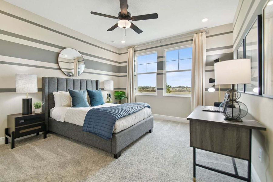 Furnished interior view inside a new home in Tamarack at Two Rivers, Zephyrhills (Image 27). Furnished interior view inside a new home in Tamarack at Two Rivers, Zephyrhills (Image 27).