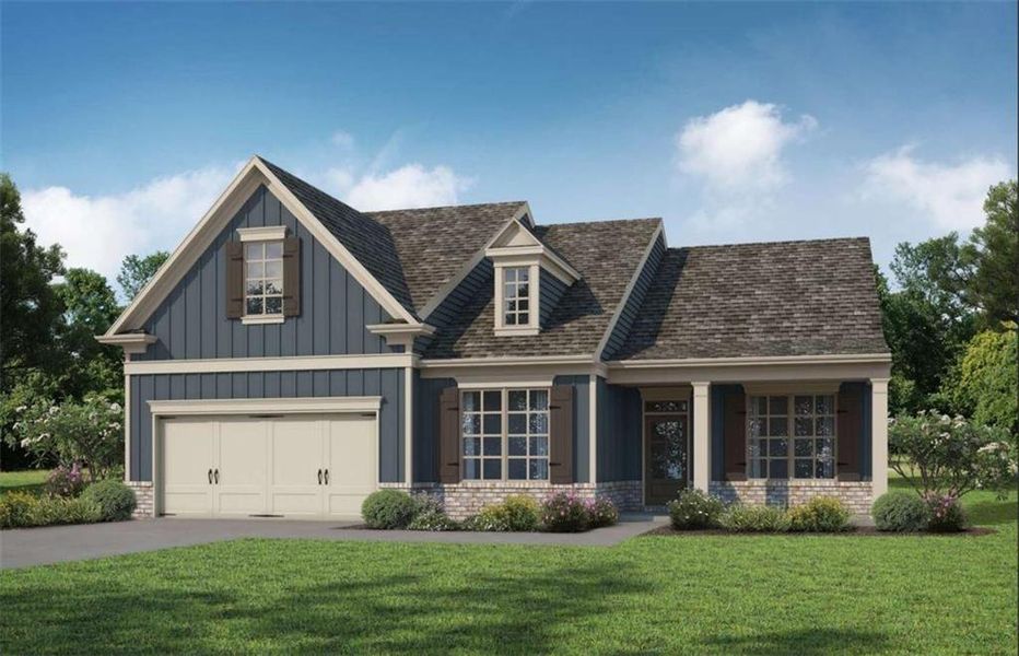 Front exterior of a new home in , Jefferson, GA, highlighting curb appeal (Image 32).