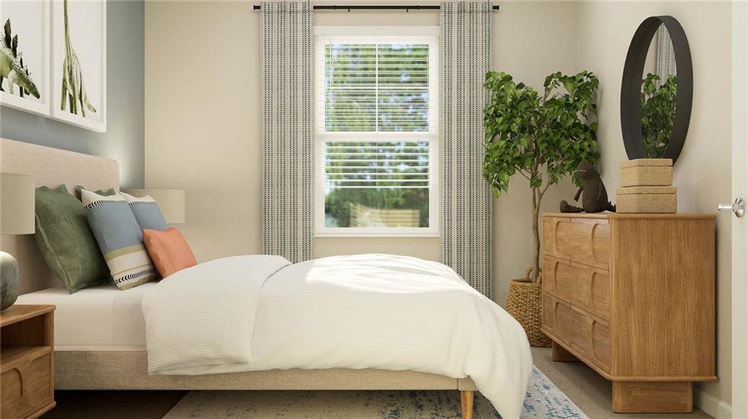 Furnished interior view inside a new home in The Glades at Crossprairie, St. Cloud (Image 13).