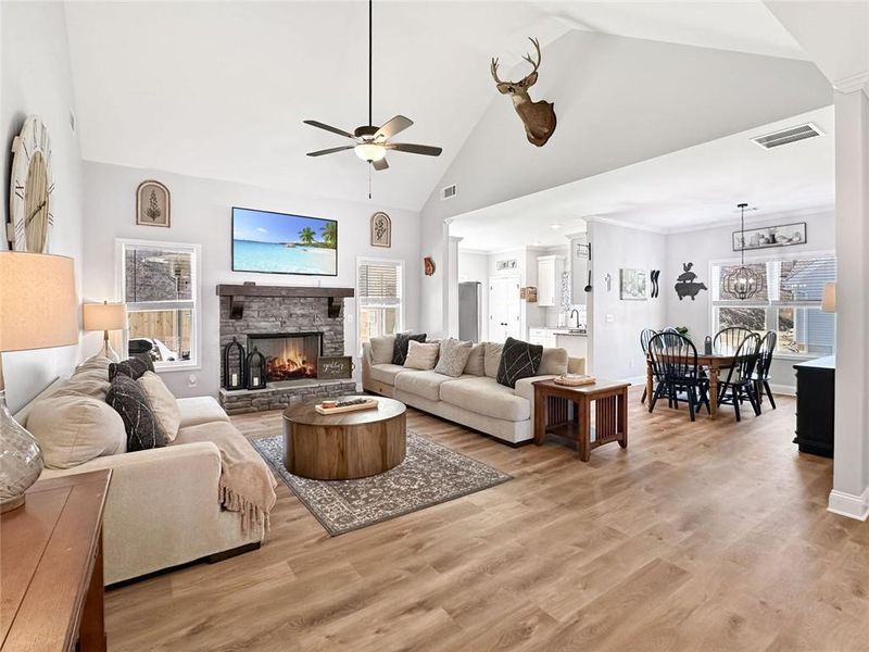 Furnished interior view inside a new home in , Rockmart (Image 8).