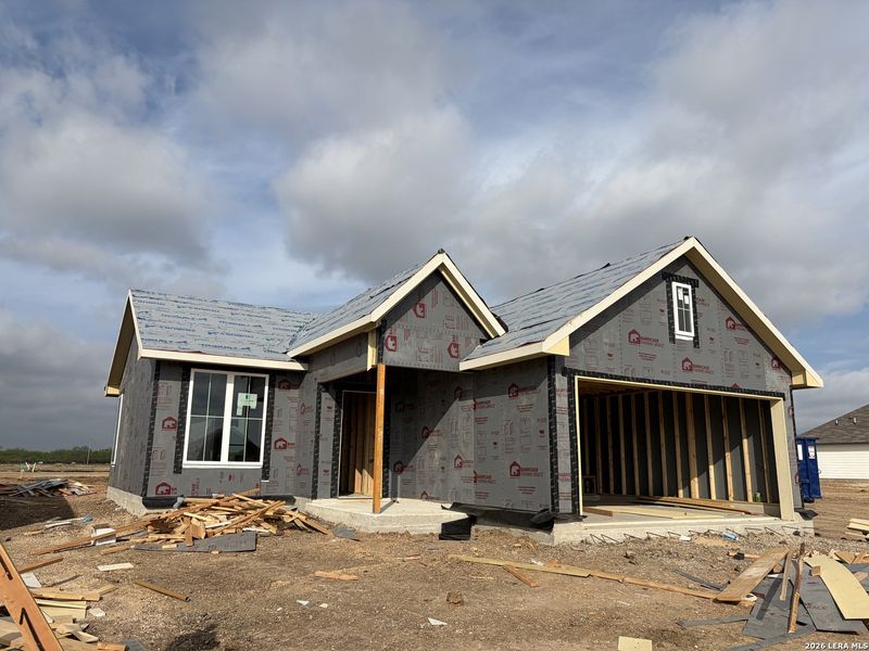 In-progress construction of a new home in Arroyo Ranch, Seguin, TX (Image 7).