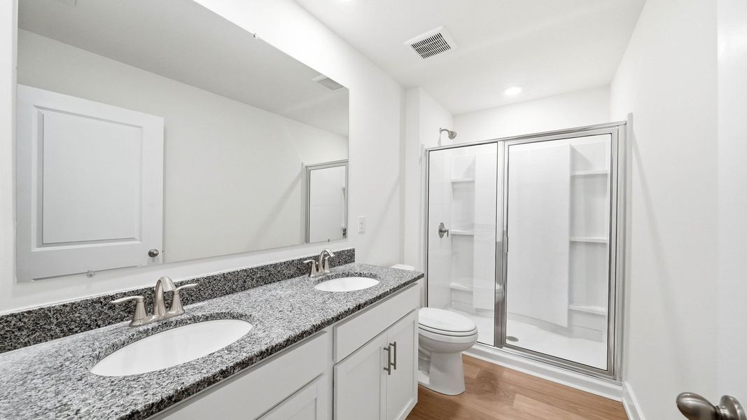 Furnished interior view inside a new home in Macon Townhomes, Seymour (Image 8).