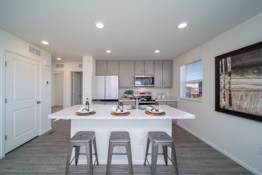 Furnished interior view inside a new home in Muegge Farms, Bennett (Image 6).