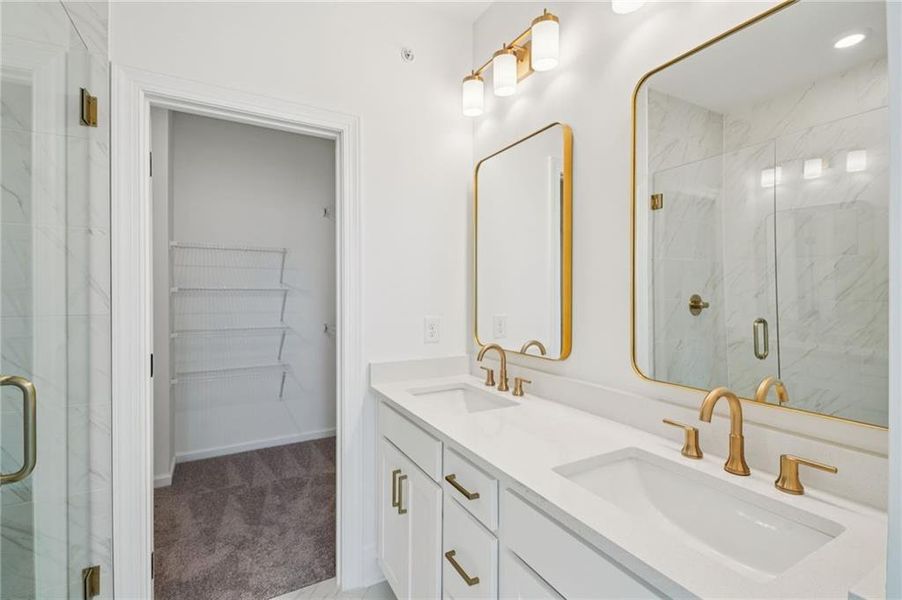 Furnished interior view inside a new home in IveyBrooke, Alpharetta (Image 8).