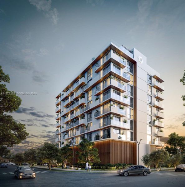 Condo located in North Miami, FL showcasing its design and architecture (Image 9).