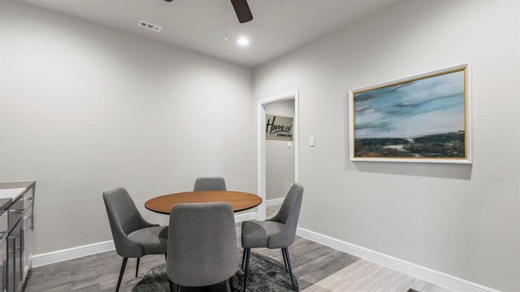 Furnished interior view inside a new home in Treeline, Justin (Image 26).