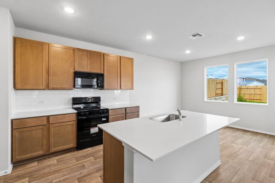 Furnished interior view inside a new home in Edgebrooke, Pflugerville (Image 8).