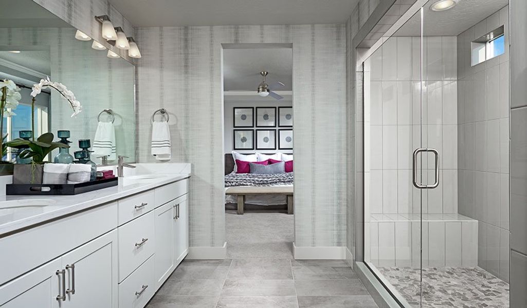 Bedford-SLC-Owner's bath (Newman Ranch) Bedford-SLC-Owner's bath (Newman Ranch)