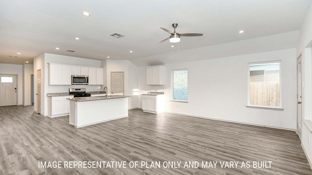 Furnished interior view inside a new home in Reserve at Mallard Lakes, Orange (Image 7).