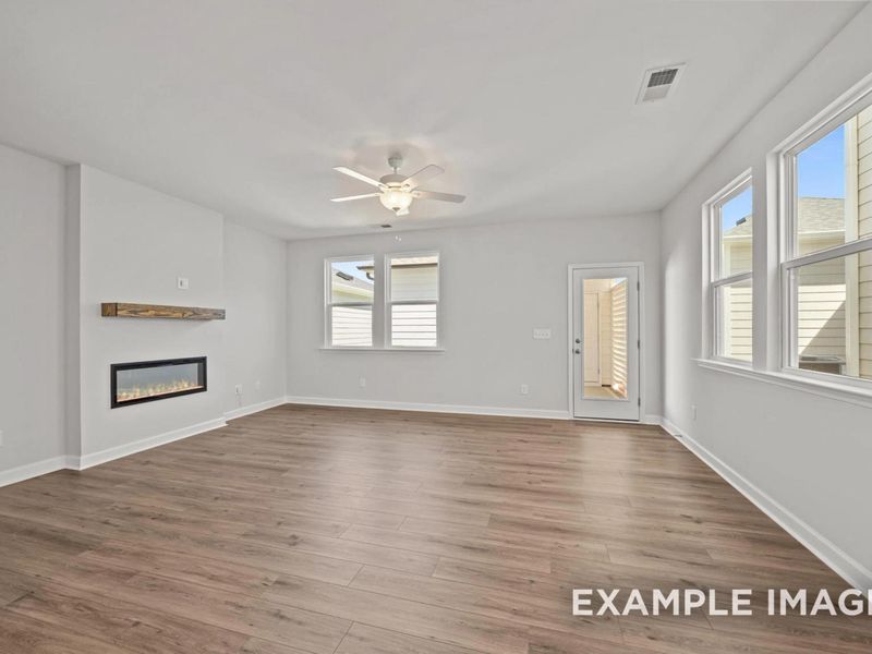 Spacious, unfurnished interior of a new home in Forestville Yard, Knightdale (Image 8). Spacious, unfurnished interior of a new home in Forestville Yard, Knightdale (Image 8).