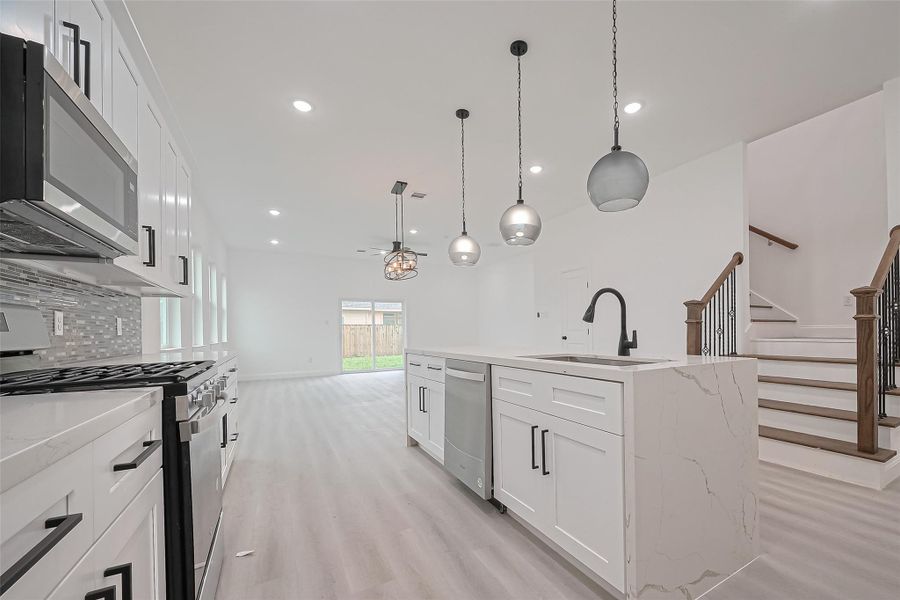 Furnished interior view inside a new home in , Houston (Image 6).