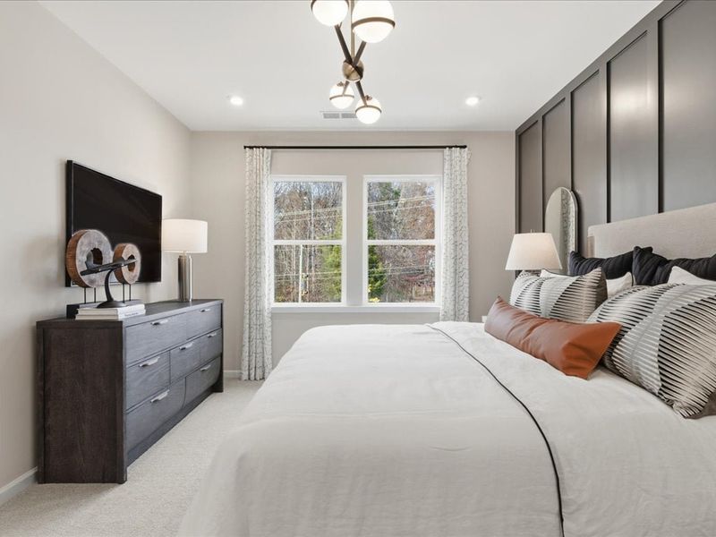 Representative furnished interior of a home built from the Avett by Tri Pointe Homes in Ellis Townes, Charlotte (Image 24).