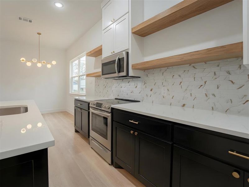 Furnished interior view inside a new home in , Dallas (Image 9).