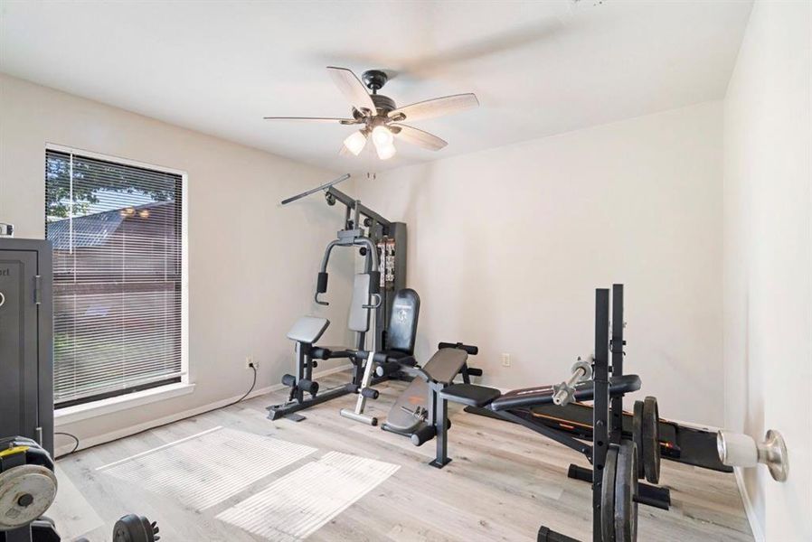 Furnished interior view inside a new home in , Powderly (Image 10).