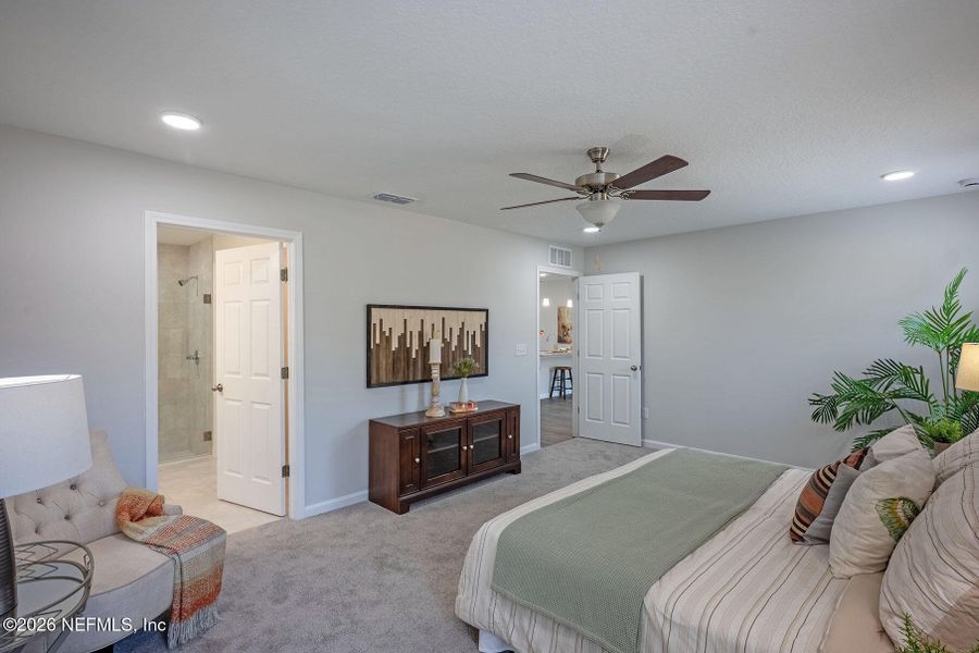 Furnished interior view inside a new home in , Jacksonville (Image 22).