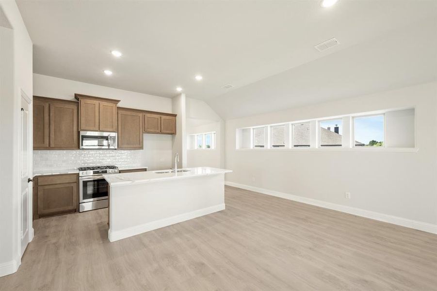 Furnished interior view inside a new home in Hunters Ridge, Crowley (Image 4). Furnished interior view inside a new home in Hunters Ridge, Crowley (Image 4).