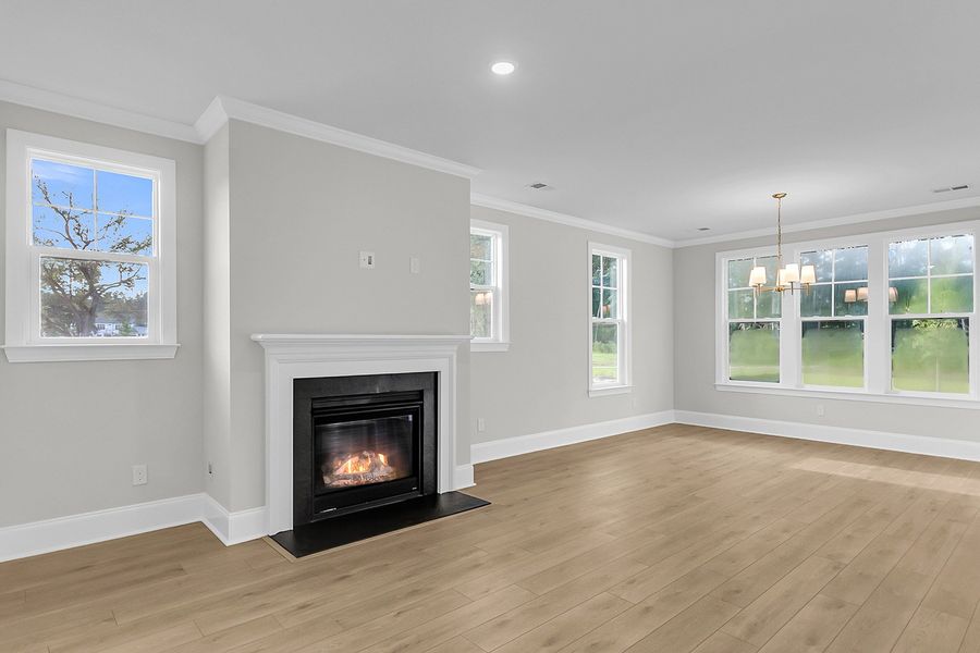 Spacious, unfurnished interior of a new home in Pineland Preserve, Summerville (Image 22).