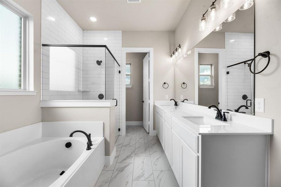 Furnished interior view inside a new home in Fannin Ranch, Leonard (Image 13). Furnished interior view inside a new home in Fannin Ranch, Leonard (Image 13).