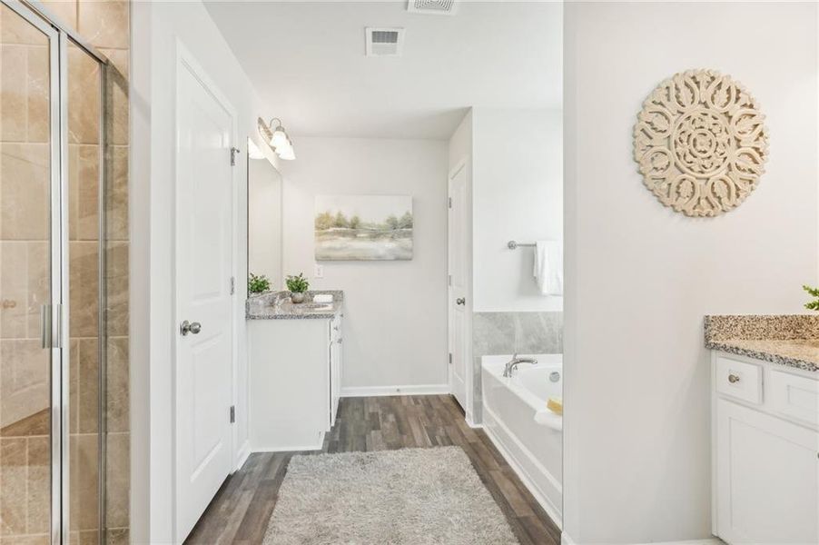 Furnished interior view inside a new home in Fairview Lake, Conyers (Image 27).