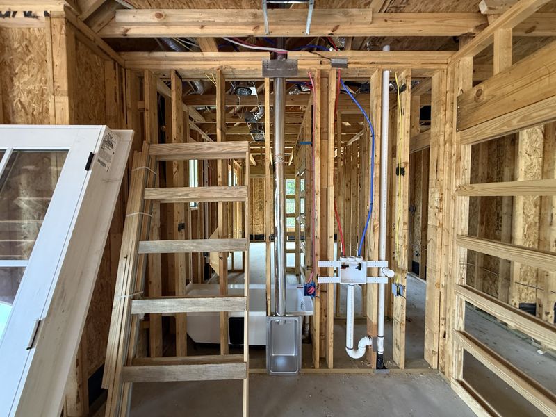 In-progress construction of a new home in Monarch Manor, Poolville, TX (Image 20).