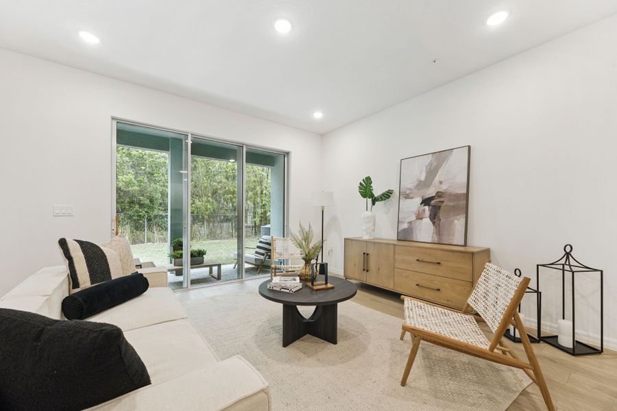 Triple Slider to Oversized Covered Lanai