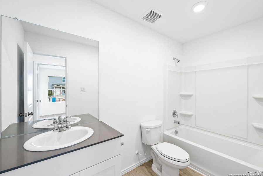 Furnished interior view inside a new home in Torian Village, San Antonio (Image 7). Furnished interior view inside a new home in Torian Village, San Antonio (Image 7).