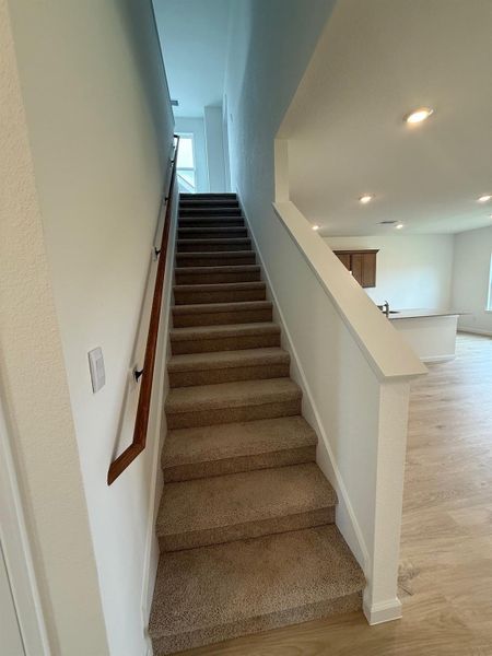Spacious, unfurnished interior of a new home in Midtown Reserve, College Station (Image 10).